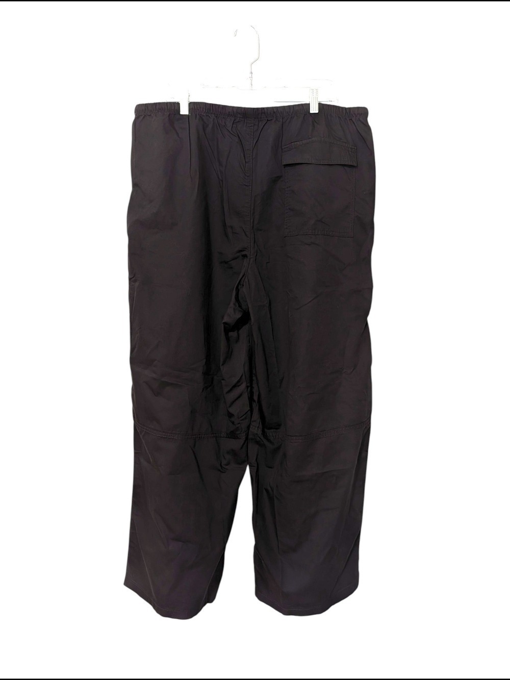 Amazon Essentials Black Wide Leg Pants Drawstring - Picture 2 of 7